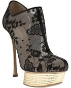 Nicholas Kirkwood Lace Ankle Bootie - Lyst