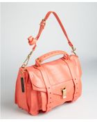 Proenza Schouler Coral Leather Ps 1 Medium Satchel - Lyst