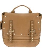 Rebecca Minkoff Studded Satchel - Lyst