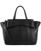 Zac Zac Posen Shirley Leather North/South Satchel - Lyst