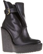 Pierre Hardy Buckled Wedge Boot - Lyst