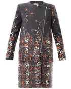 Preen By Thornton Bregazzi Wixon Tartan Leopardprint Coat - Lyst