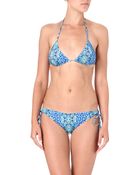 Matthew Williamson Animal Triangle Bikini - Lyst
