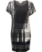 MICHAEL Michael Kors Michael Michael Kors Sequin Dress - Lyst