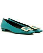 Roger Vivier Belle Vivier Patent Leather Ballerinas - Lyst