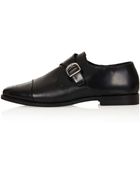Topshop Kava Brogue Monk Shoes - Lyst