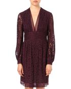 Diane von Furstenberg V neck Dress - Lyst