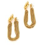 Rachel Zoe Looped Knot Earrings - Lyst