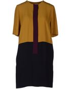 Victoria Beckham Short Dress - Lyst
