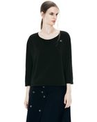 Acne Studios Witkin Cotton Black Pony - Lyst