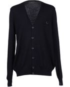Fred Perry Cardigan - Lyst