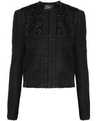 Isabel Marant Embroidered Shearling Jacket - Lyst