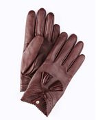 Ann Taylor Varick Tassel Leather Gloves - Lyst