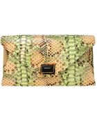 Kara Ross Electra Python Gem Clutch - Lyst