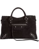 Balenciaga Baby Daim Classic City - Lyst