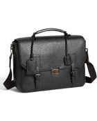Burberry Grifford Leather Messenger Bag - Lyst