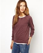 Les Prairies De Paris Jdy Crew Neck Sweat - Lyst