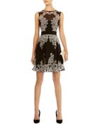 Karen Millen Lace Print Dress - Lyst