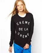 Zoe Karssen Creme De La Creme Sweatshirt - Lyst