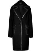 Rachel Zoe Maxwell Coat in Black - Lyst