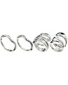 Asos Twisted Mix Ring Pack - Lyst
