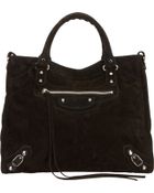 Balenciaga Baby Daim Classic Velo - Lyst