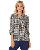 C&c California Gingham Button Down Shirt - Lyst