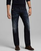 Diesel Jeans Larkee Straight Fit in Denim - Lyst