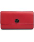 Valextra Flap Clutch - Lyst