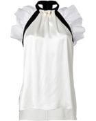 Prabal Gurung Silk Halter Tank - Lyst