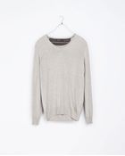 Zara Basic V-Neck Sweater - Lyst