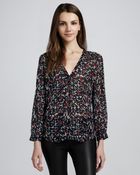 Joie Lerona Leafprint Blouse - Lyst
