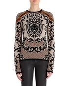 Rachel Roy Jacquard Sweater - Lyst