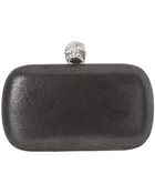 Alexander McQueen Classic Skull Box Clutch Iron Dots - Lyst