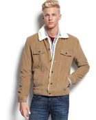 American Rag Sherpa Lined Corduroy Jacket - Lyst