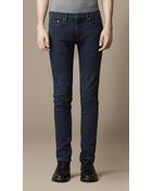 Burberry Shoreditch Midnight Blue Skinny Fit Jeans - Lyst