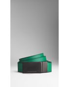Burberry London Colour Coated London Leather Reversible Belt - Lyst