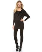 Donna Karan New York Long Sleeve Jersey Tunic - Lyst