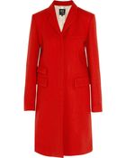 McQ by Alexander McQueen Woolblend Felt Coat - Lyst
