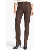 Nydj Sheri Coated Stretch Skinny Jeans - Lyst