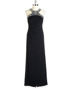 Xscape Embellished Evening Gown - Lyst
