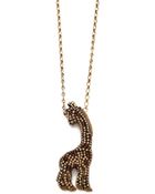 Deepa Gurnani Giraffe Pendant Necklace - Lyst