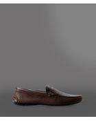 Giorgio Armani Driver Shoe in Calfskin with Logo On Sole - Lyst