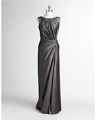 Tadashi Shoji Jeweled Gown - Lyst