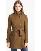 Burberry Brit Daylesmoore Wool Blend Trench Coat - Lyst