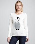 Christopher Fischer Penguin Intarsia Cashmere Sweater - Lyst