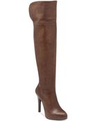 Jessica Simpson Audrey Overtheknee Platform Boots - Lyst