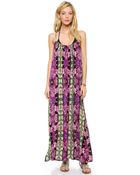 Mink Pink Tahiti Maxi Cover Up Dress - Lyst
