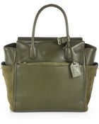 Reed Krakoff Atlantique Soft Leather Suede Satchel - Lyst