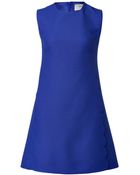 Valentino Wool Silk Dress - Lyst